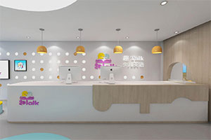 少兒英語培訓(xùn)中心裝修設(shè)計全景